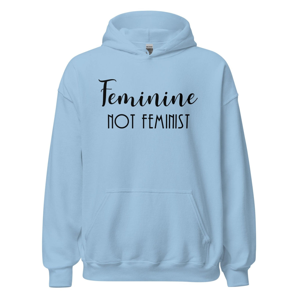 Feminine Not Feminist Hoodie product image 5