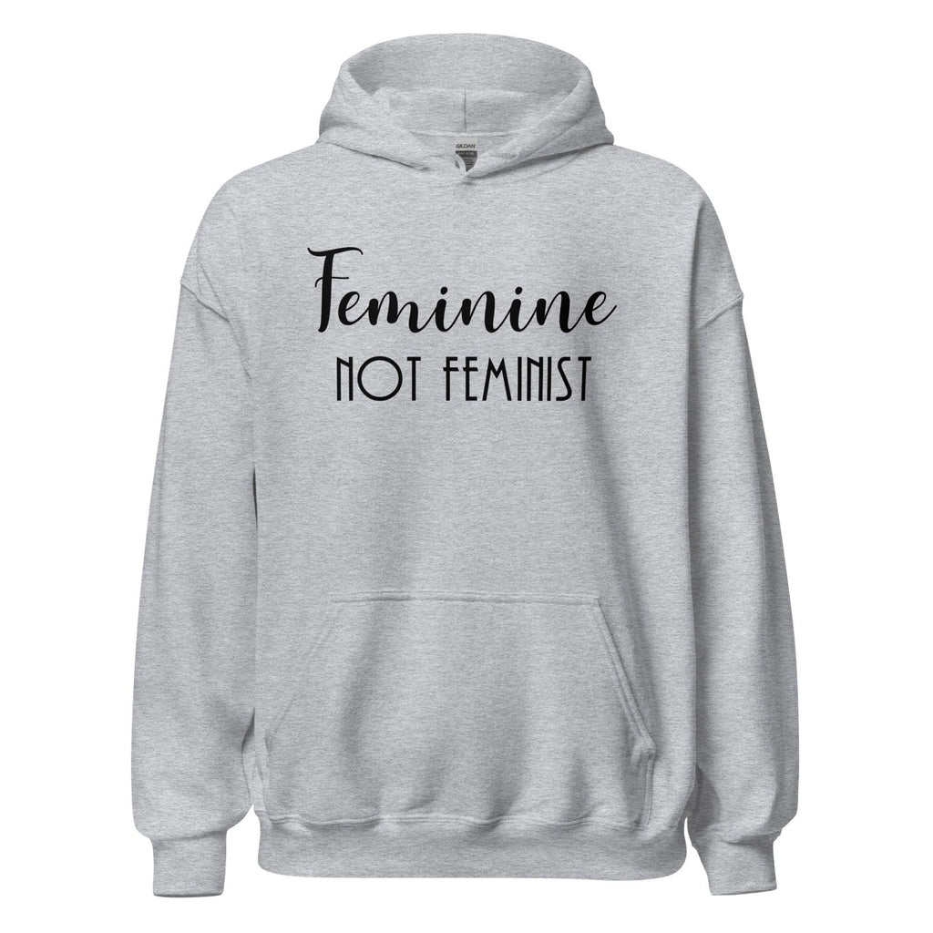 Feminine Not Feminist Hoodie product image 4