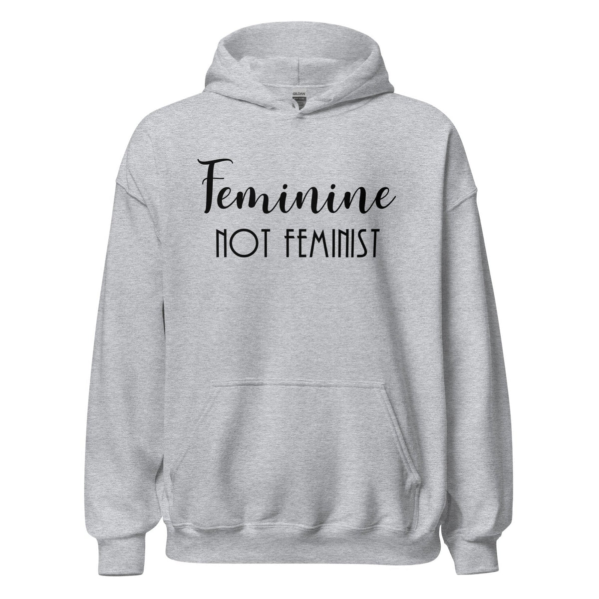 Feminine Not Feminist Hoodie product image 4