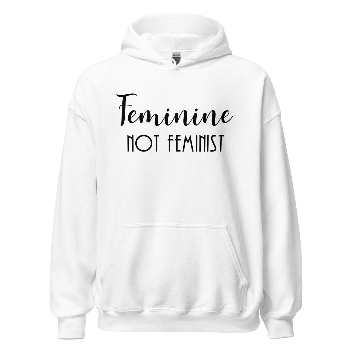 Feminine Not Feminist Hoodie product image 7