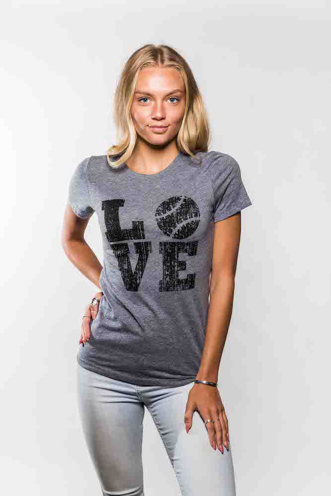 LOVE Baseball Women's T Shirt product image 2