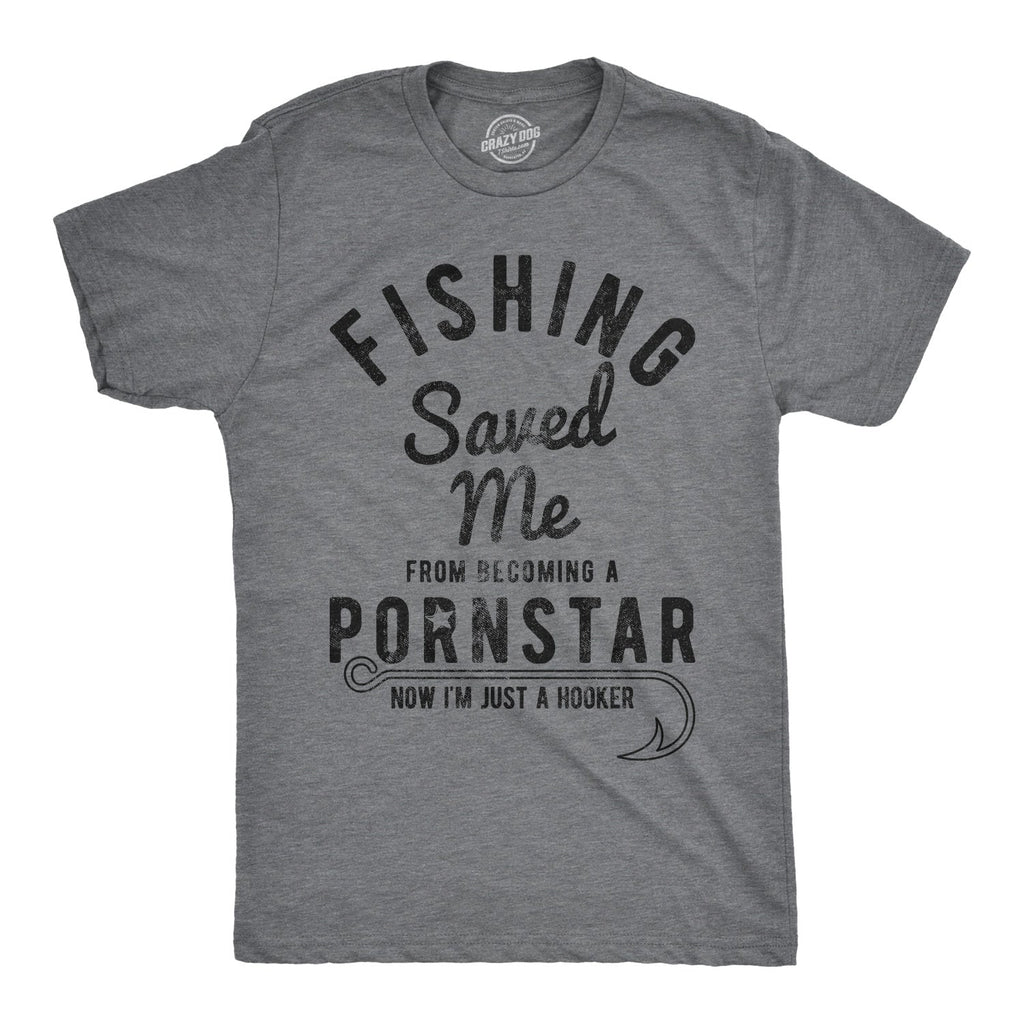 Fishing Saved Me Men's T Shirt product image 1