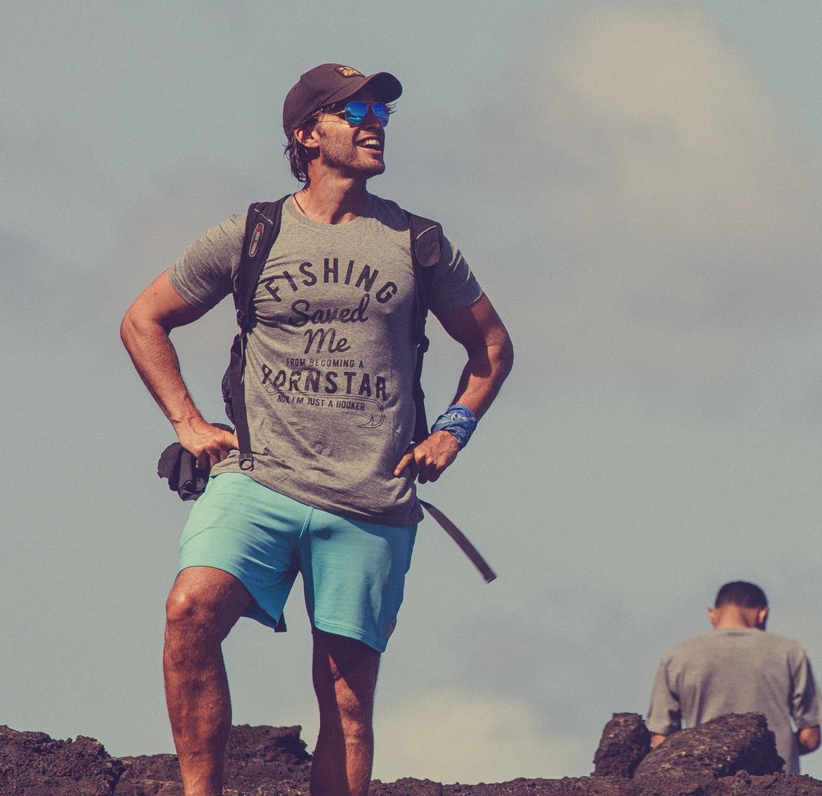 Fishing Saved Me Men's T Shirt product image 2