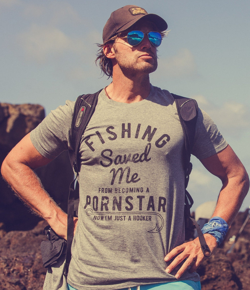 Fishing Saved Me Men's T Shirt product image 4