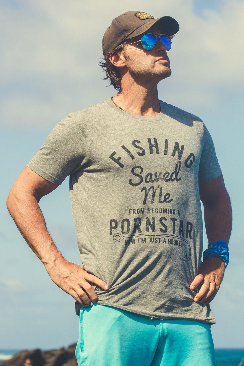 Fishing Saved Me Men's T Shirt product image 5