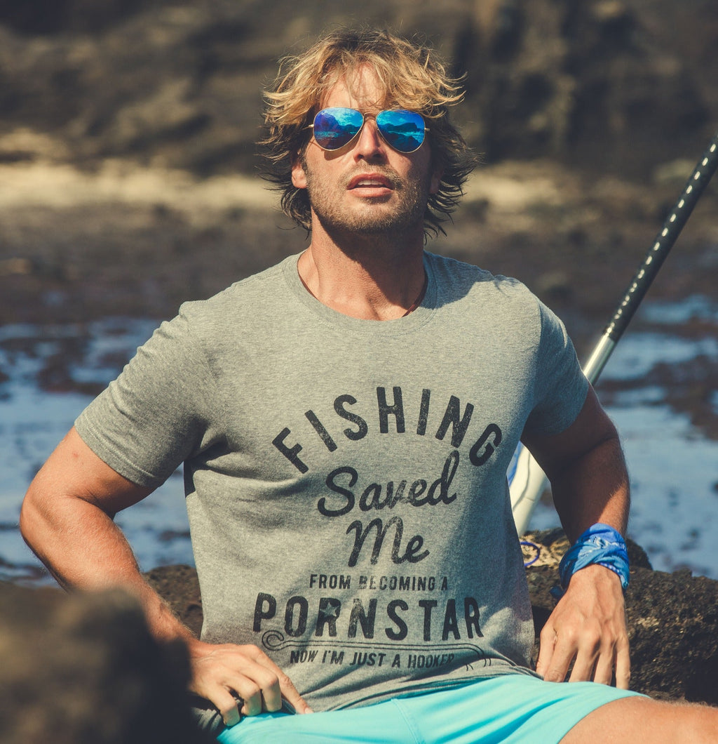 Fishing Saved Me Men's T Shirt product image 6