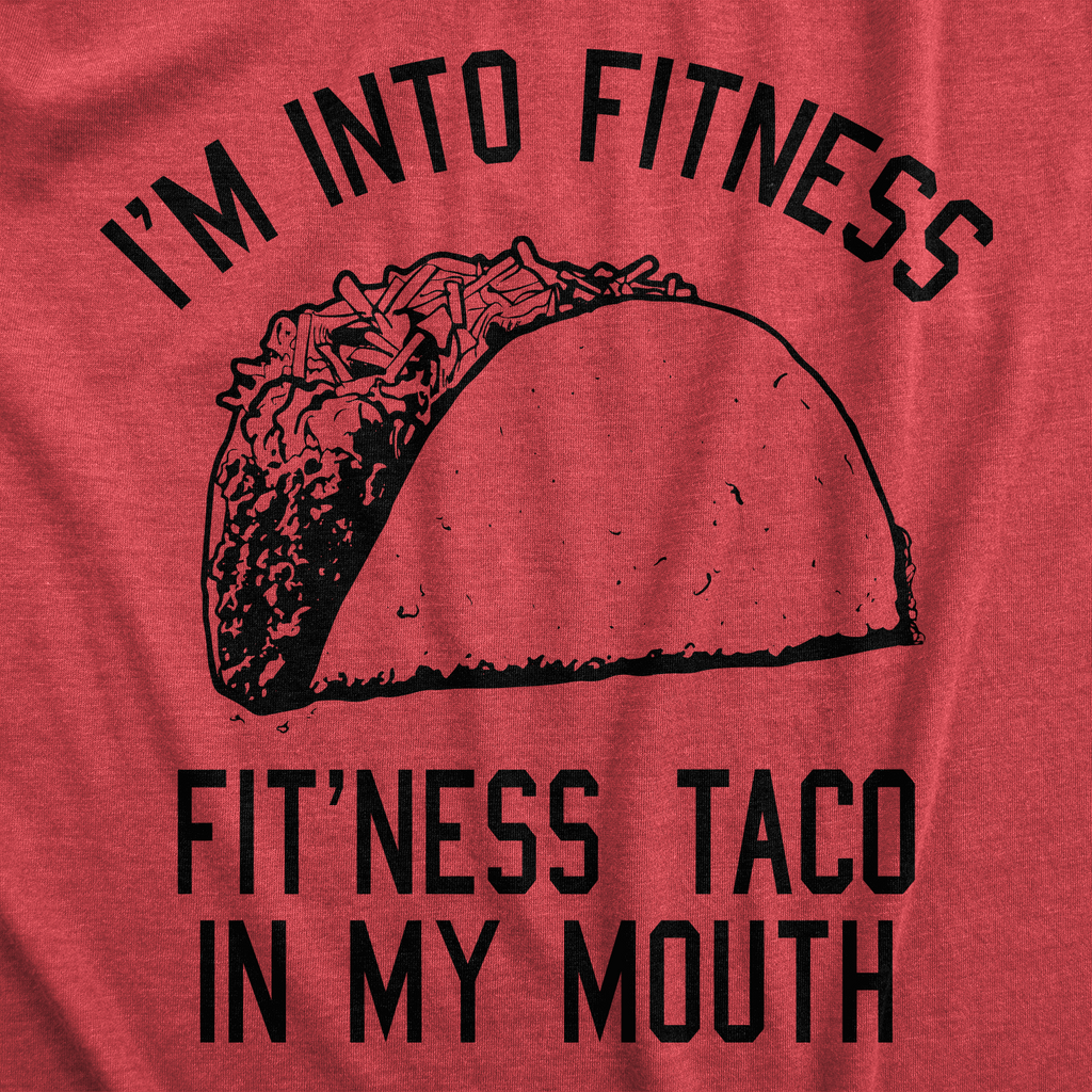 Fitness Taco In My Mouth Men's T Shirt product image 18