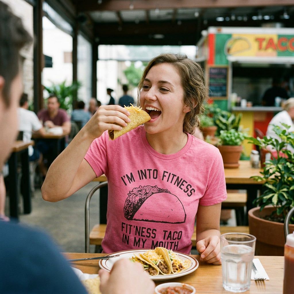Fitness Taco In My Mouth Women's T Shirt product image 18