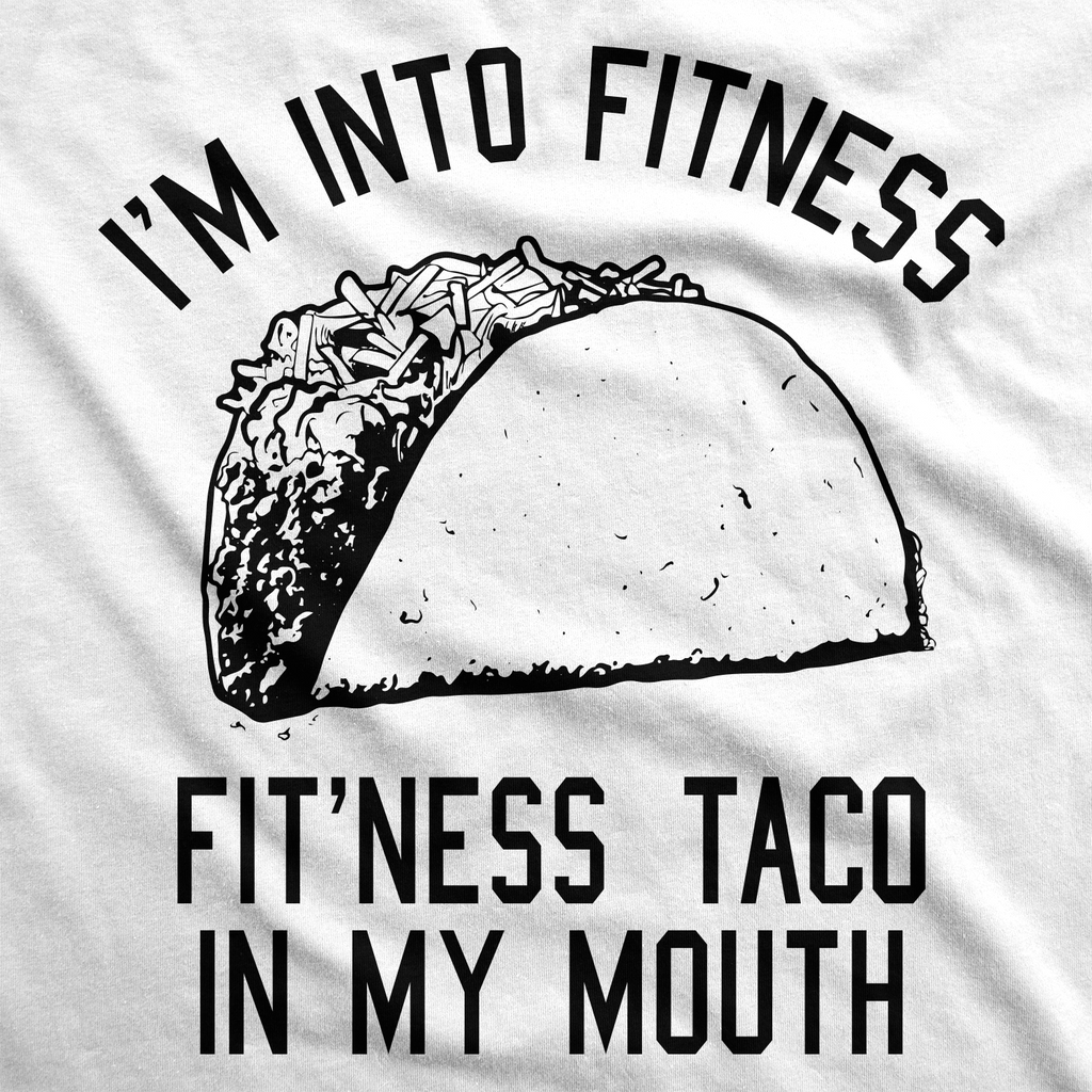 Fitness Taco In My Mouth Men's T Shirt product image 20