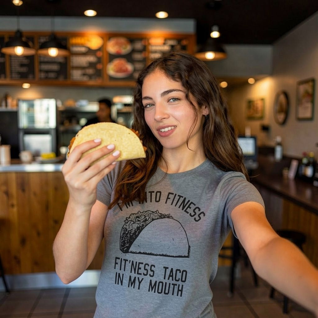 Fitness Taco In My Mouth Women's T Shirt product image 7