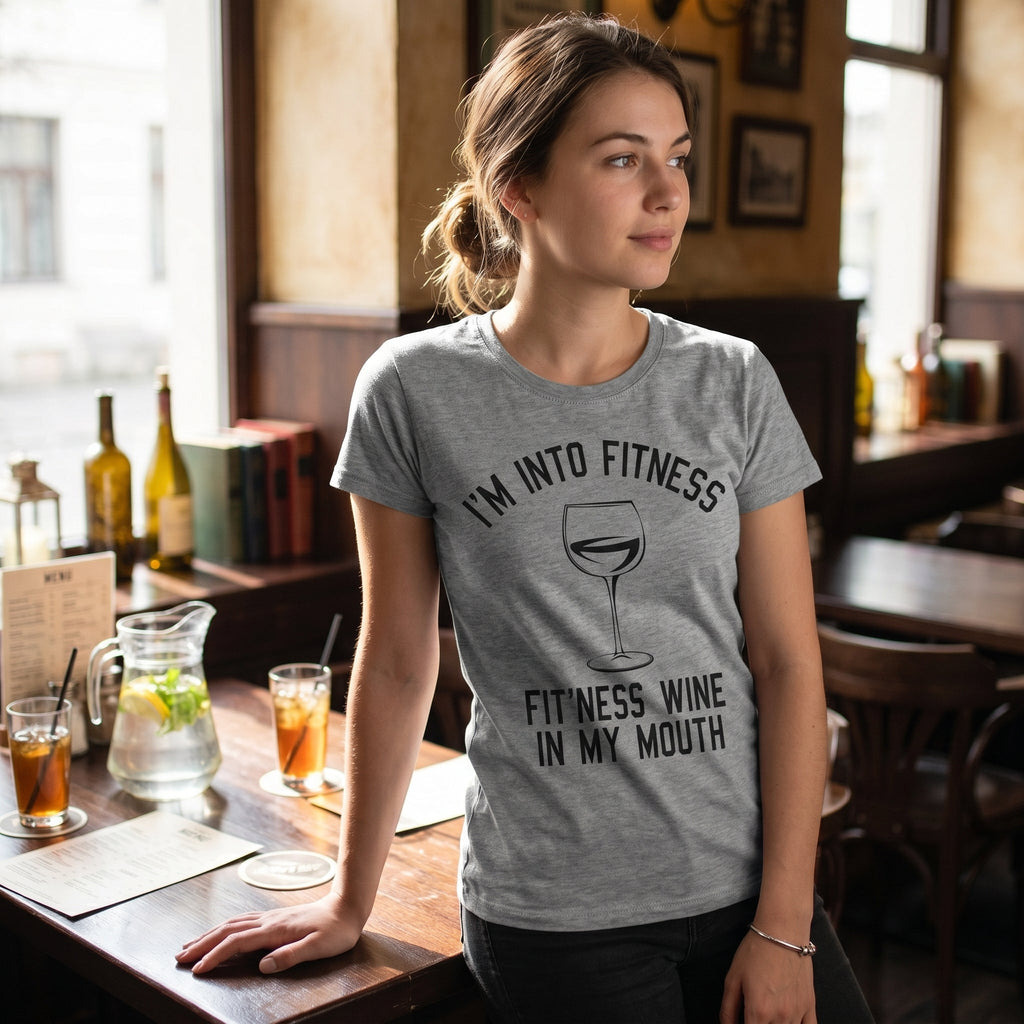 Fitness Wine In My Mouth Women's T Shirt product image 2