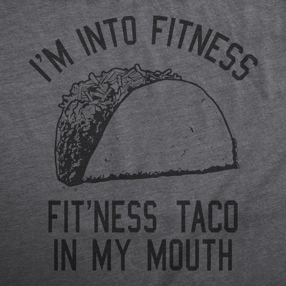Fitness Taco In My Mouth Men's T Shirt product image 3
