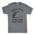 Fitness Taco In My Mouth Men's T Shirt product image 1