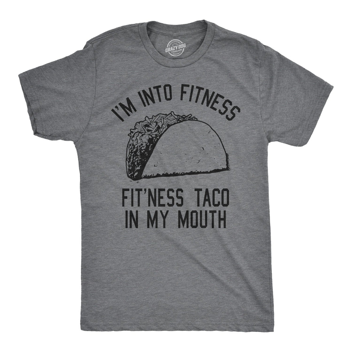 Fitness Taco In My Mouth Men's T Shirt product image 1