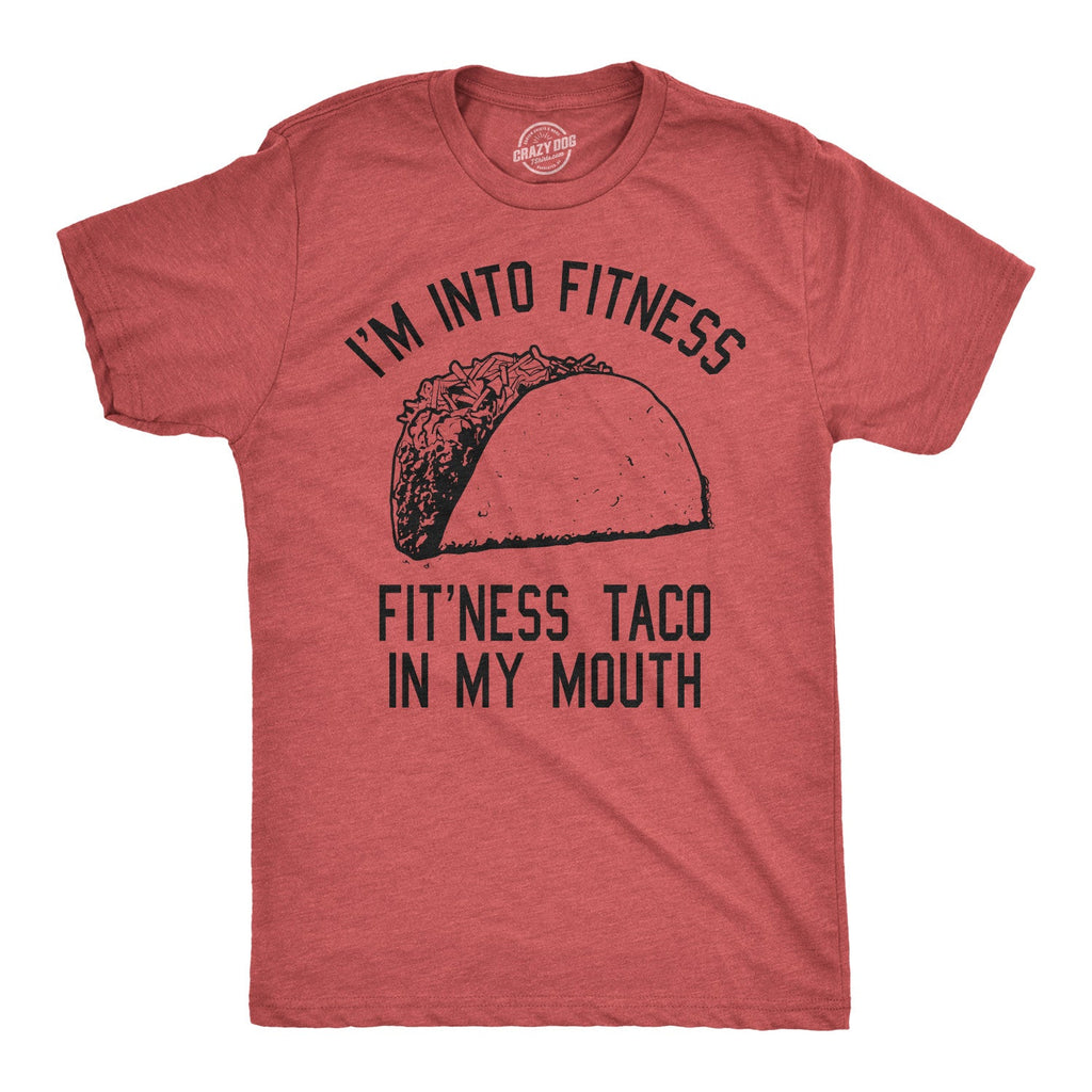Fitness Taco In My Mouth Men's T Shirt product image 8
