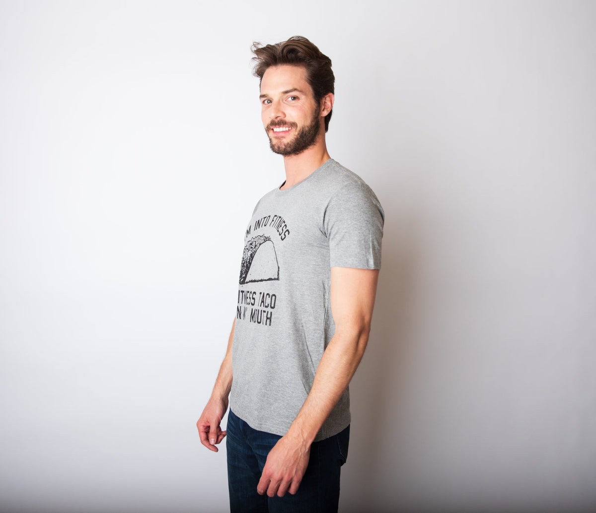 Fitness Taco In My Mouth Men's T Shirt product image 5