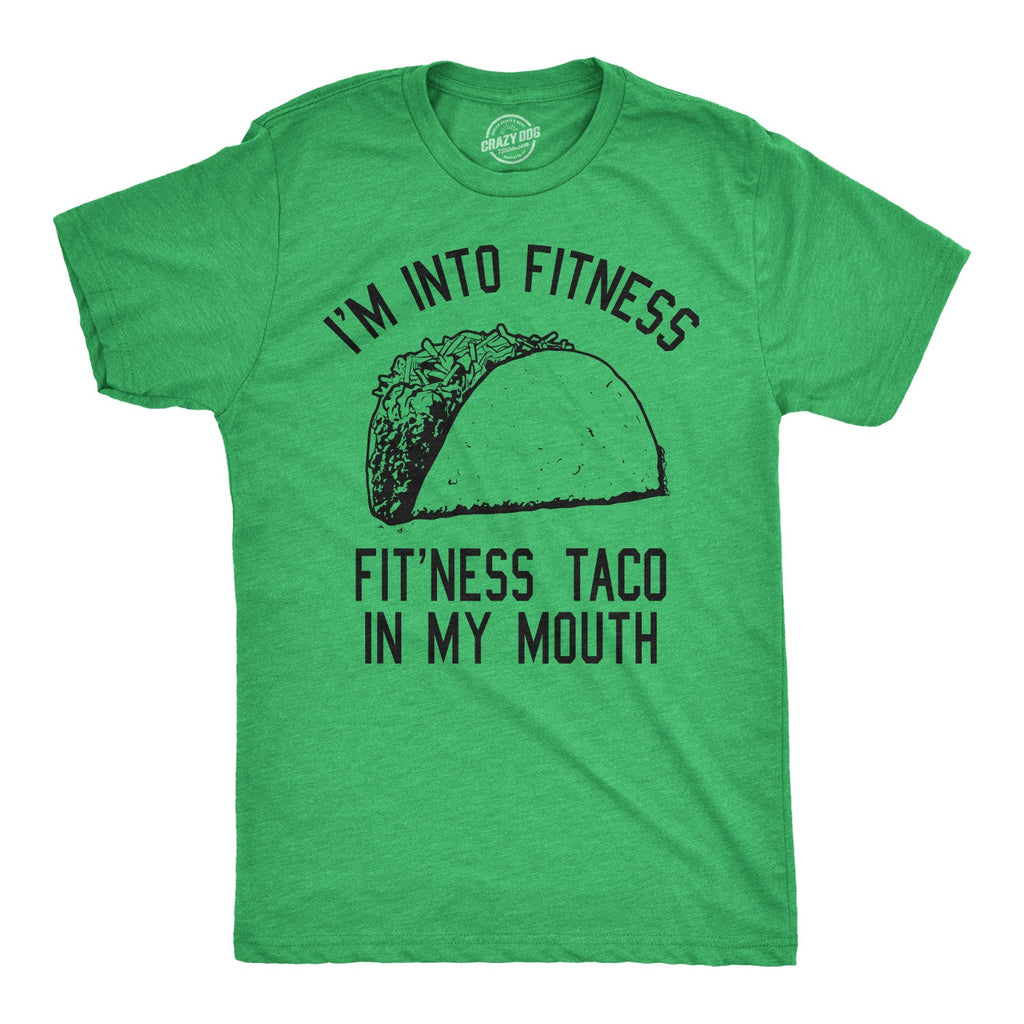 Fitness Taco In My Mouth Men's T Shirt product image 7