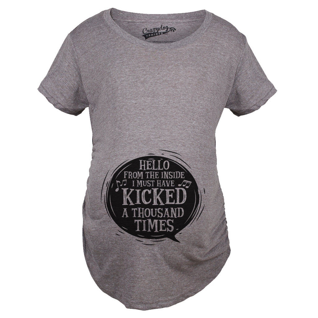 Hello From The Inside Maternity T Shirt product image 5