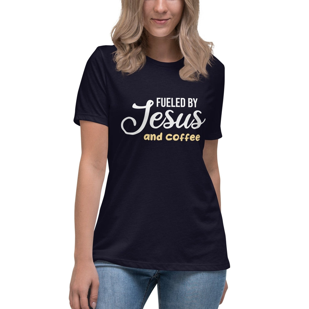 Fueled By Jesus And Coffee Women's Shirt product image 3