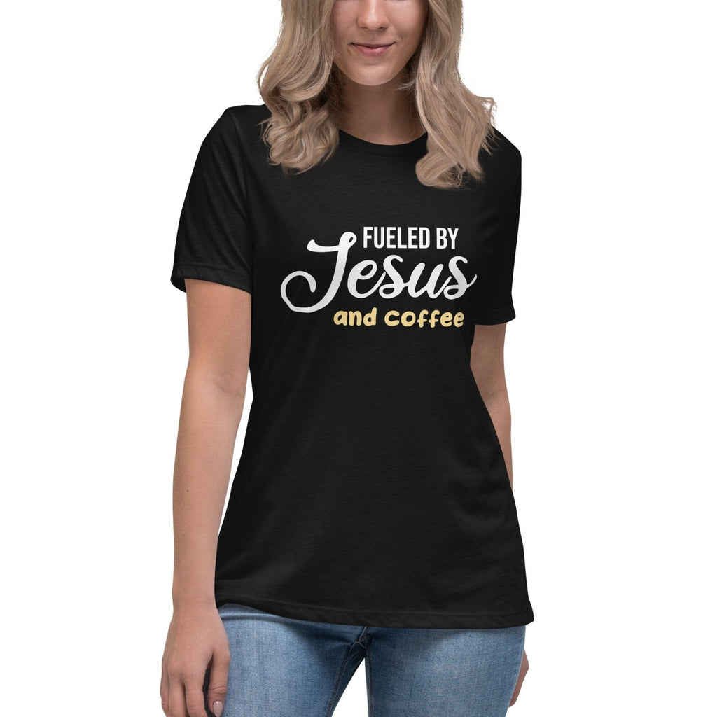 Fueled By Jesus And Coffee Women's Shirt product image 4