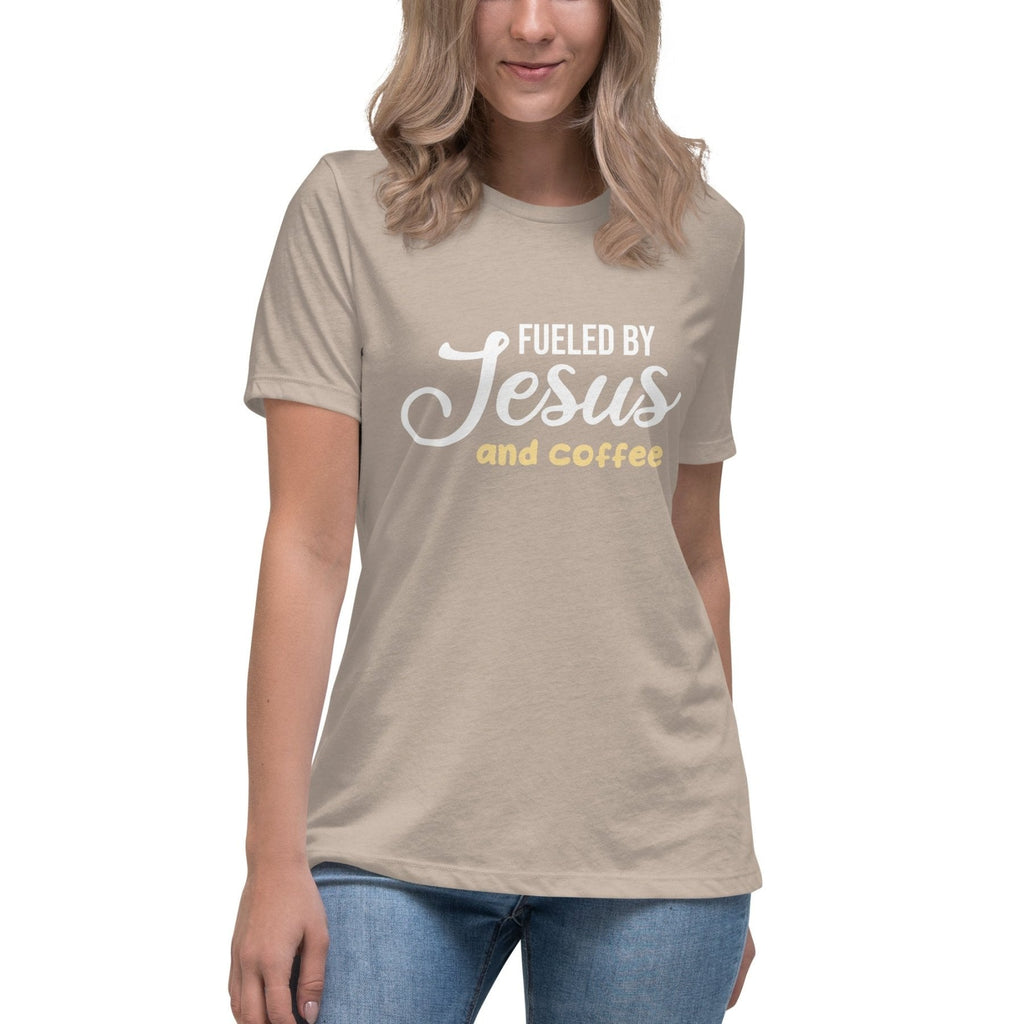 Fueled By Jesus And Coffee Women's Shirt product image 6