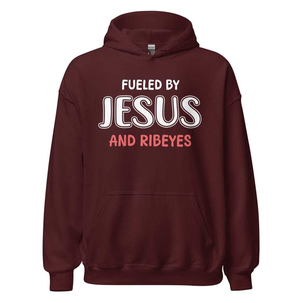 Fueled by Jesus and Ribeyes Hoodie product image 5
