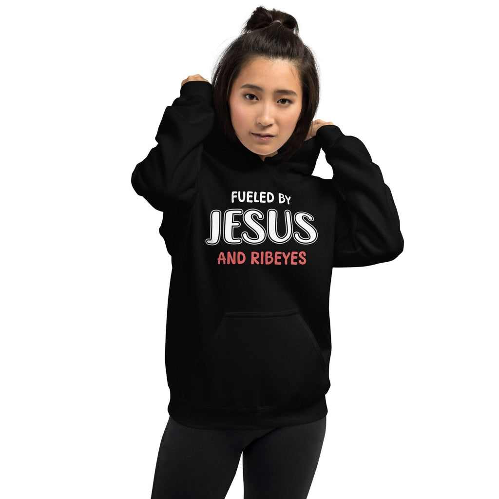 Fueled by Jesus and Ribeyes Hoodie product image 3
