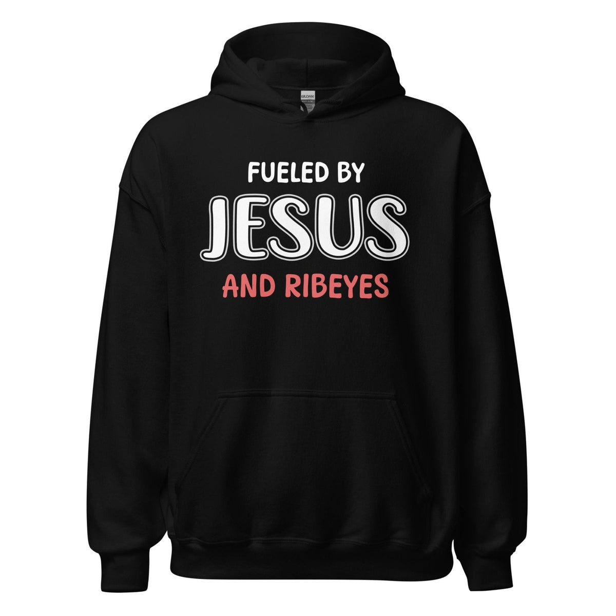 Fueled by Jesus and Ribeyes Hoodie product image 1