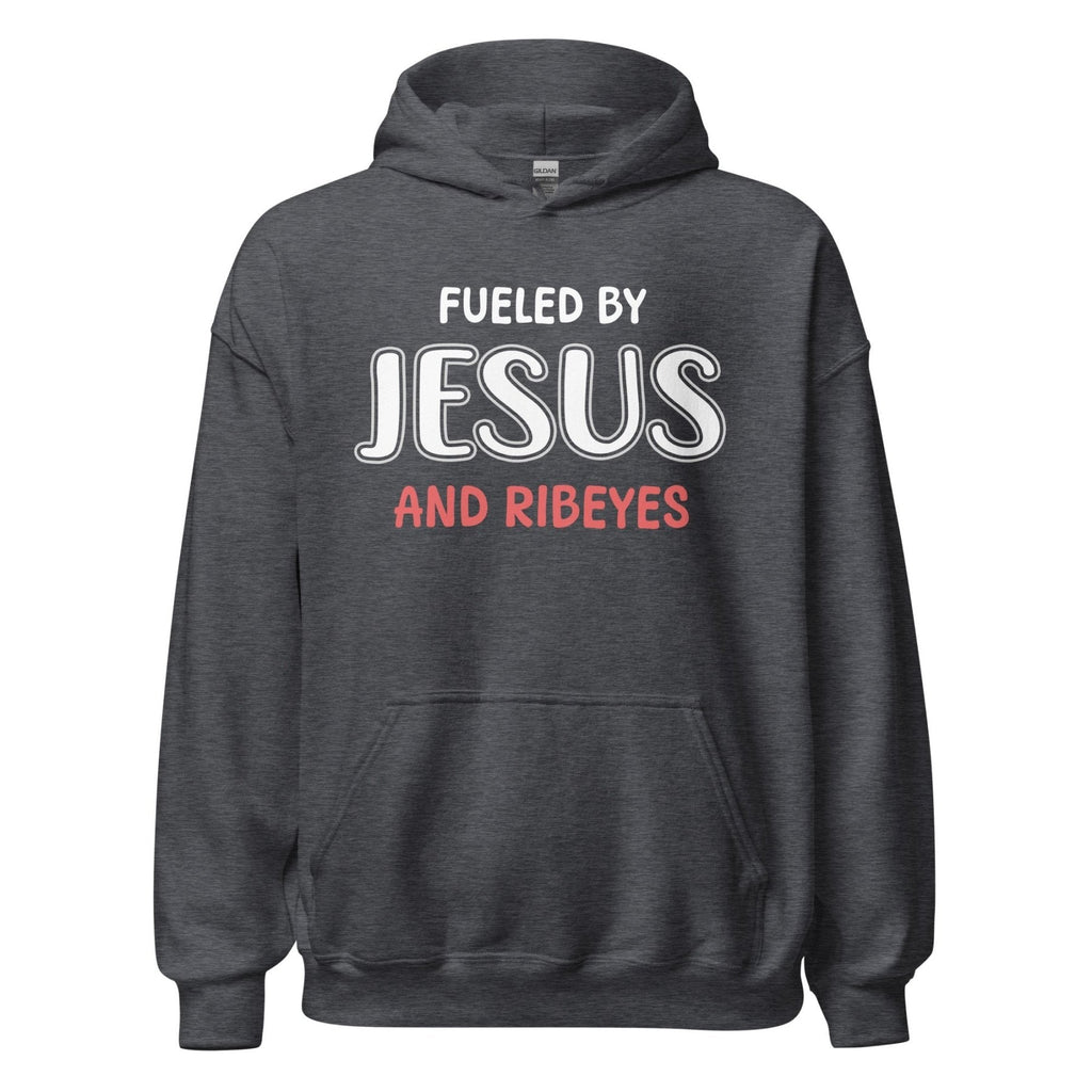 Fueled by Jesus and Ribeyes Hoodie product image 7