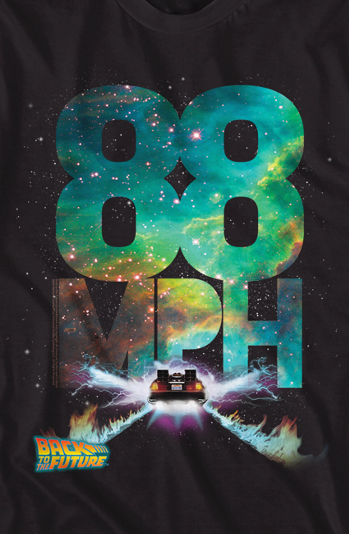 Galactic 88 Miles Per Hour Back To The Future T-Shirt product image 2