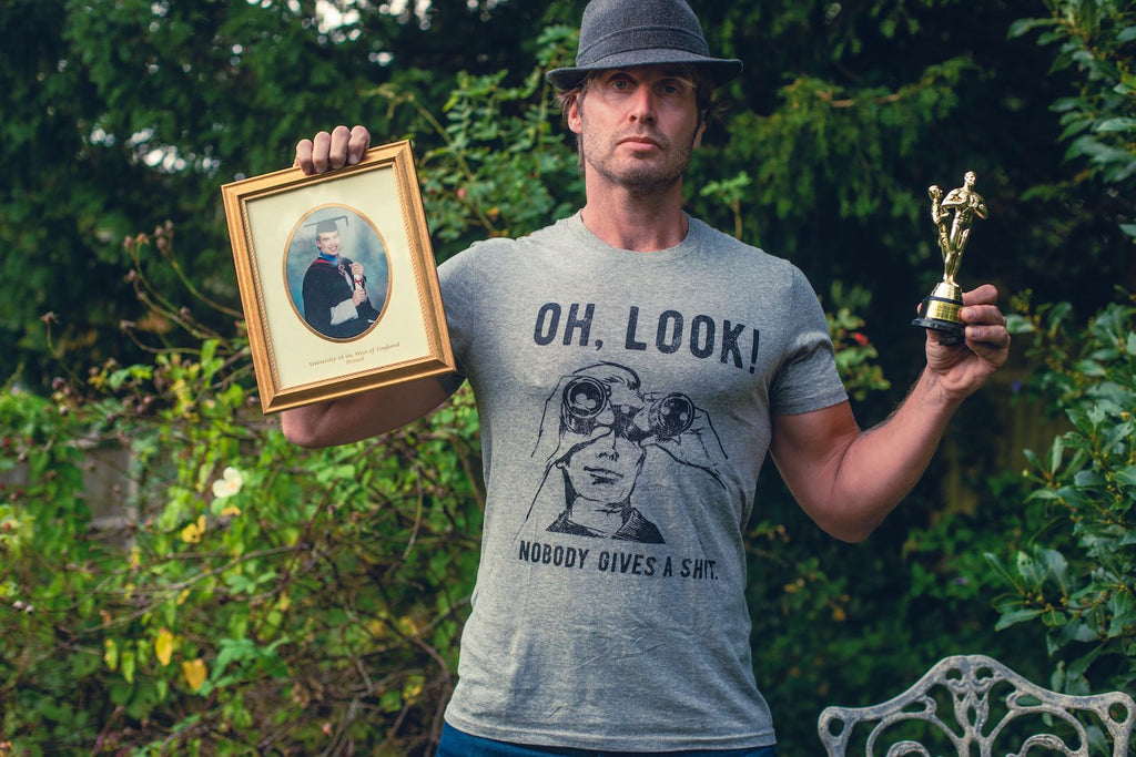 Oh Look Nobody Gives A Shit Men's T Shirt product image 4