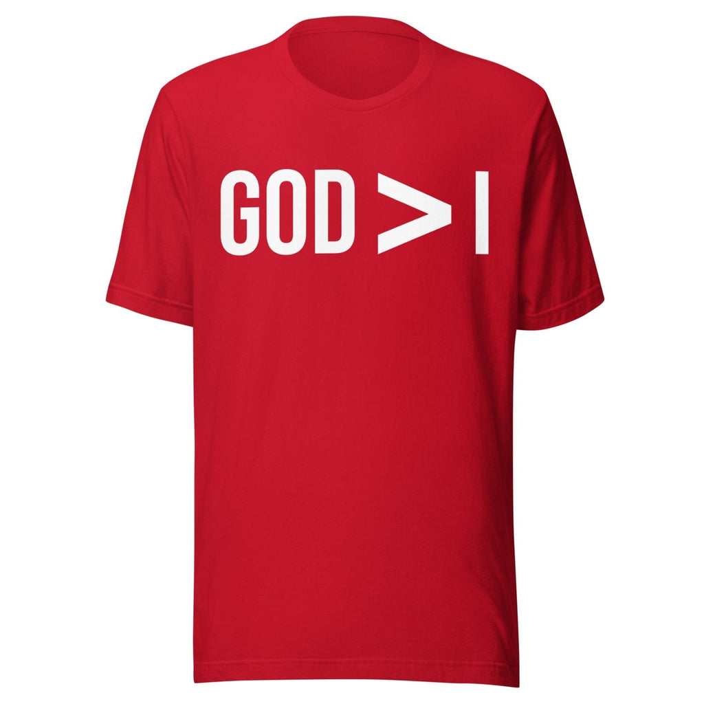 God is Greater Than I Shirt product image 2
