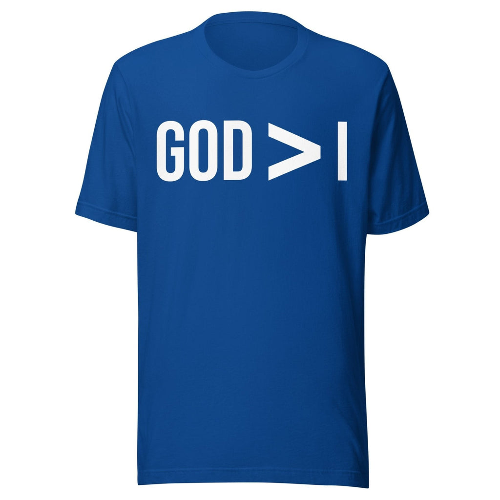God is Greater Than I Shirt product image 3