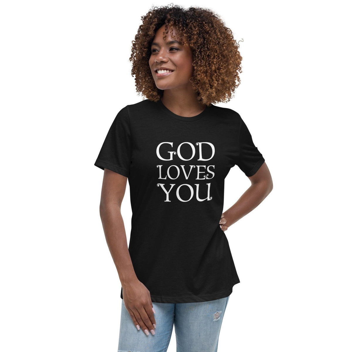 God Loves You Women's Shirt product image 2