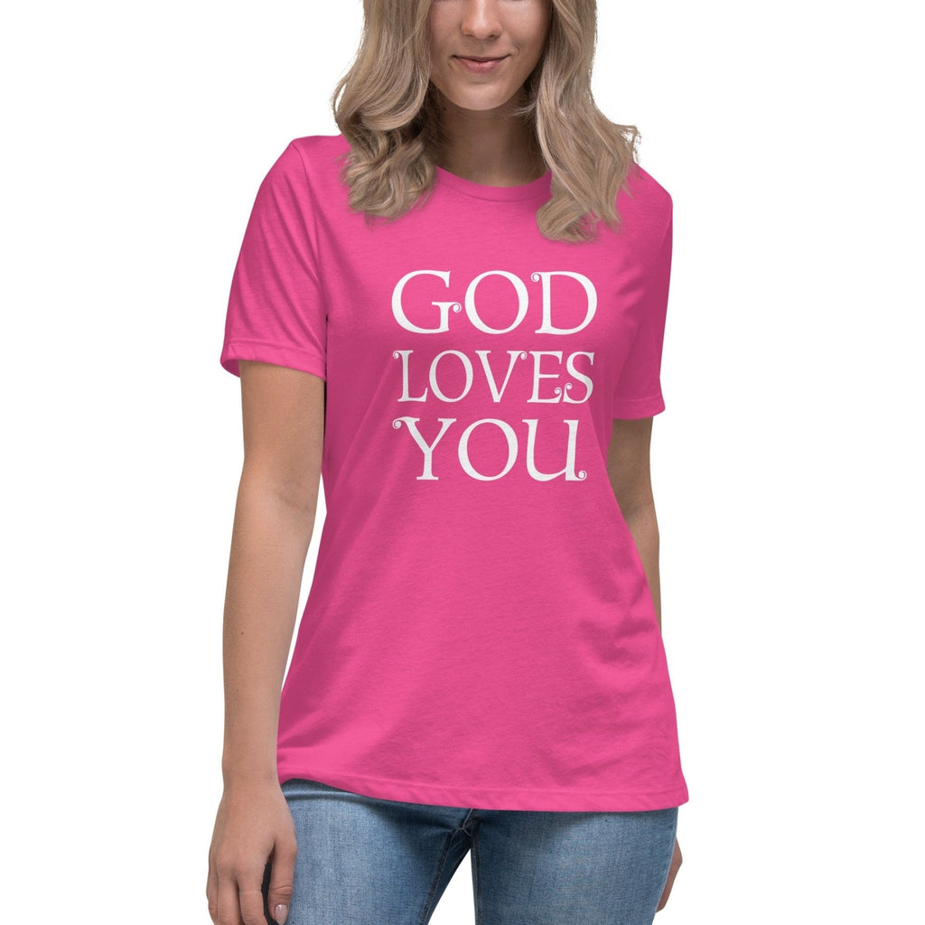 God Loves You Women's Shirt product image 5