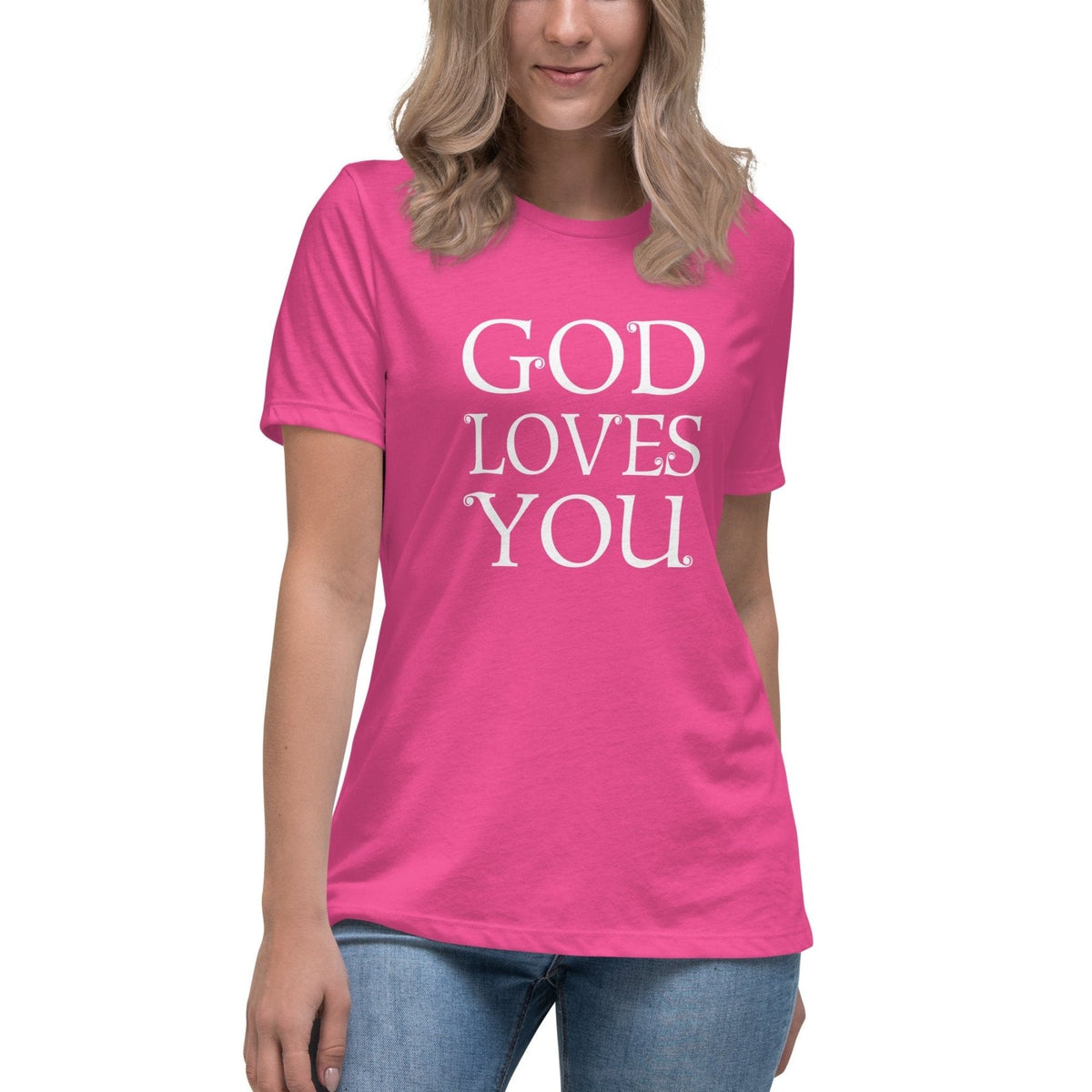 God Loves You Women's Shirt product image 5