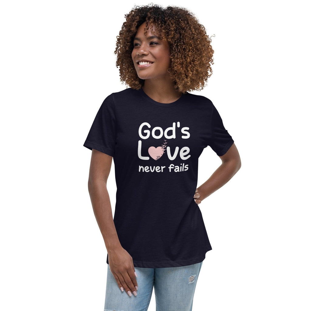 God's Love Never Fails Women's Shirt product image 2