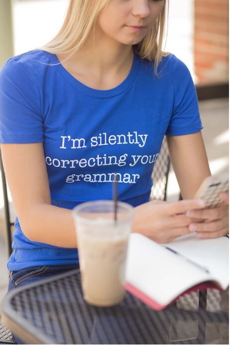 I'm Silently Correcting Your Grammar Women's T Shirt product image 14