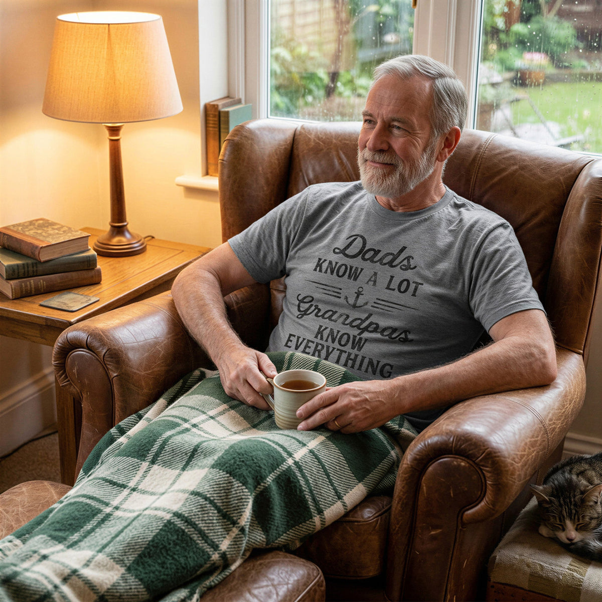 Dad Knows A Lot Grandpas Know Everything Men's T Shirt product image 4