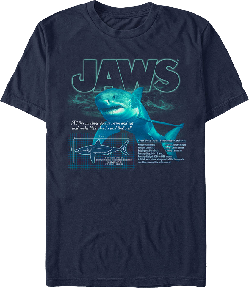 Great White Shark Jaws T-Shirt product image 1