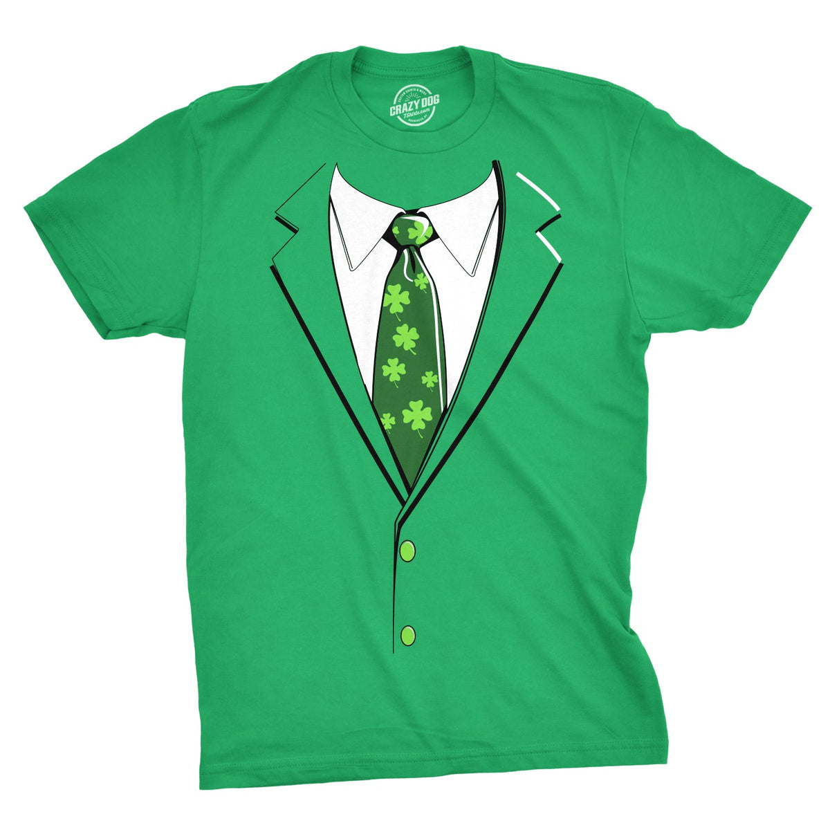 Green Irish Tuxedo Men's T Shirt product image 1