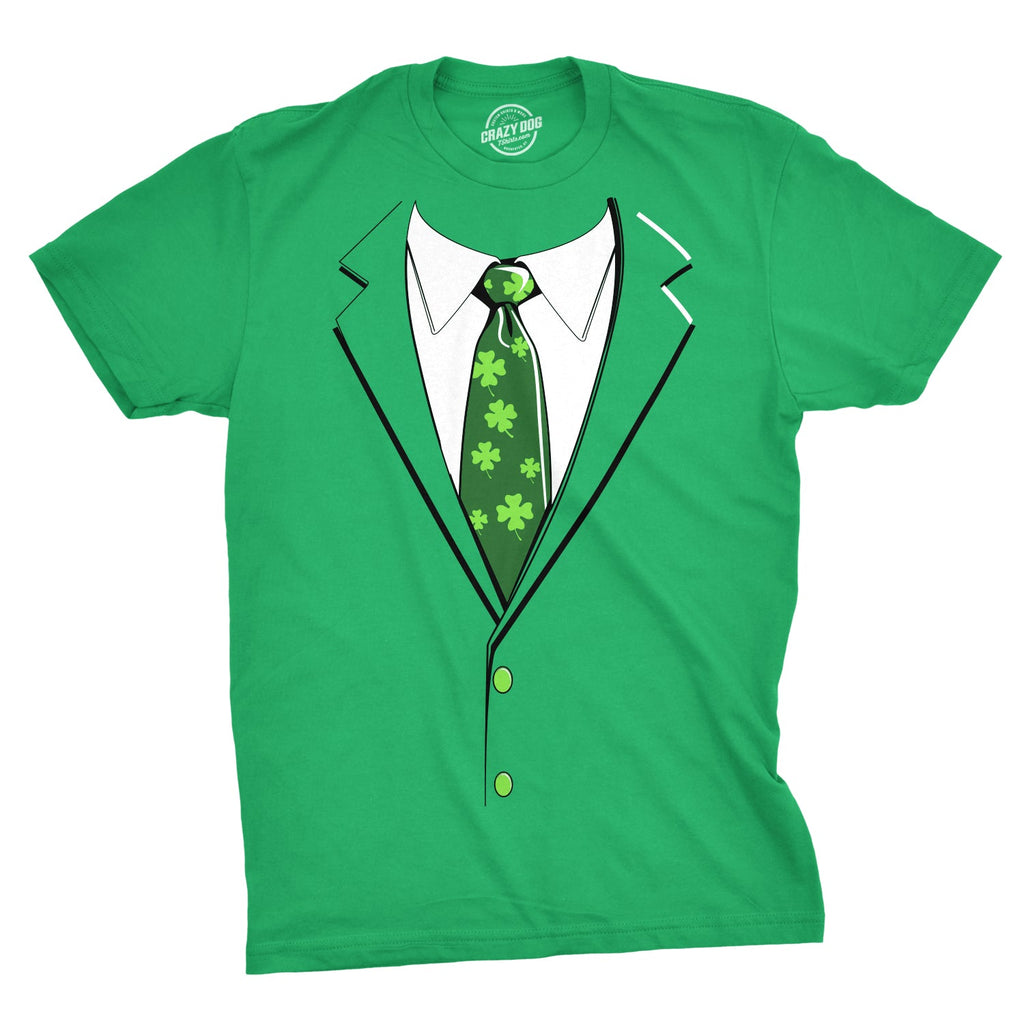 Green Irish Tuxedo Men's T Shirt product image 5