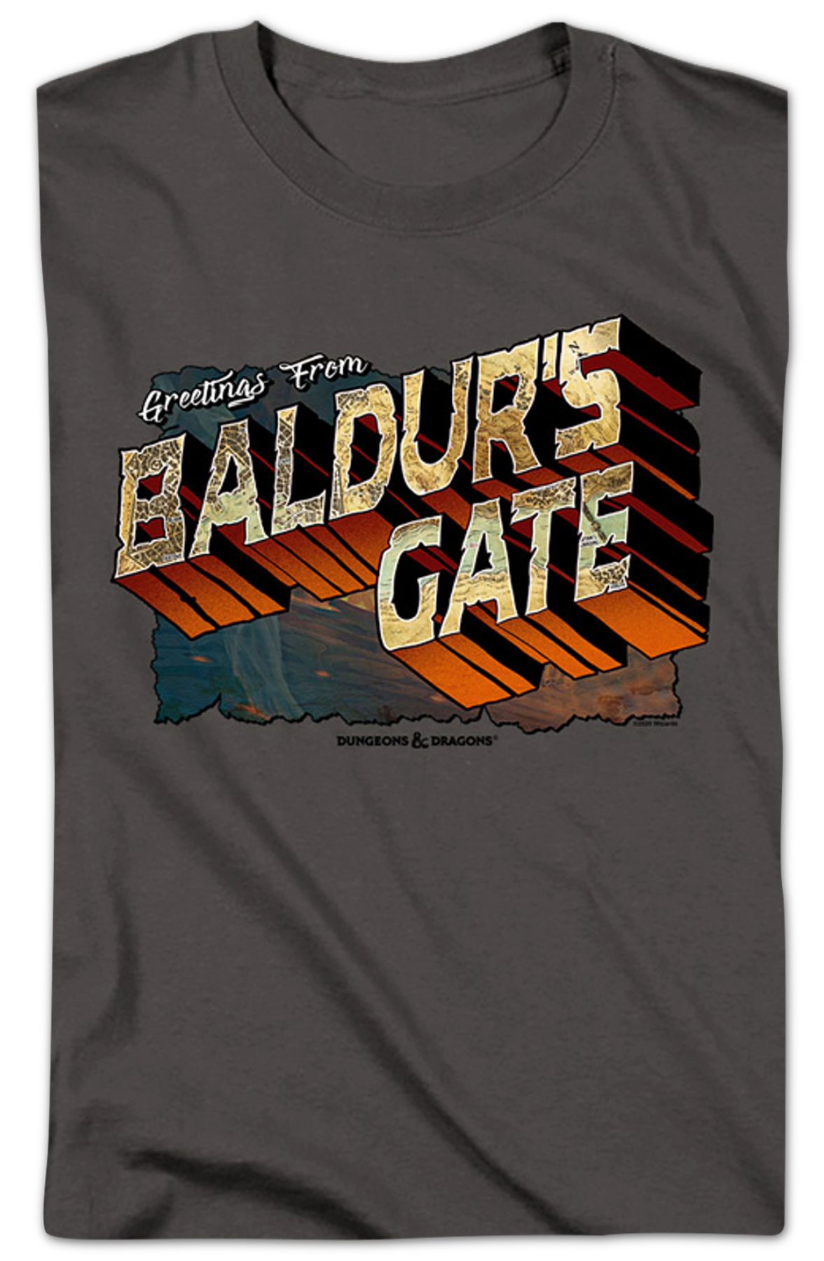 Greetings From Baldur's Gate Dungeons & Dragons T-Shirt product image 2