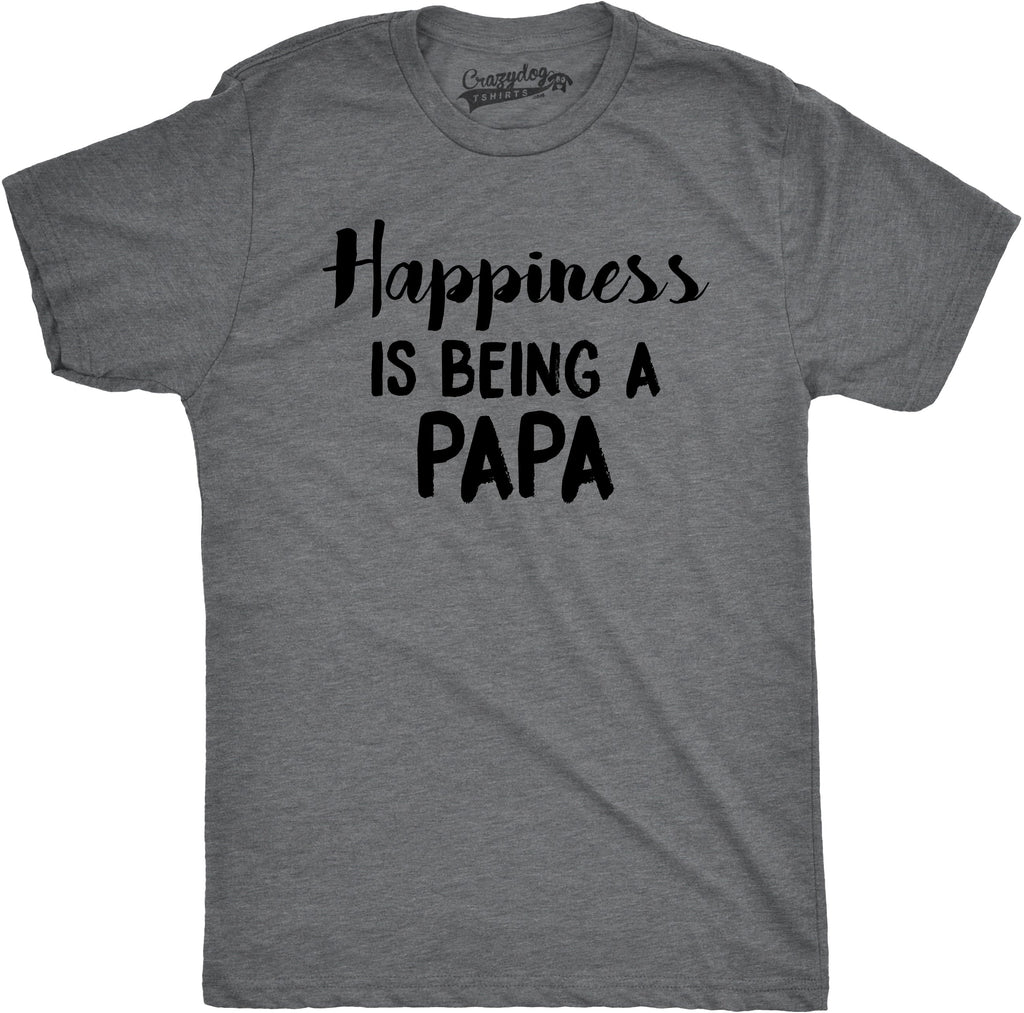 Happiness Is Being a Papa Men's T Shirt product image 4