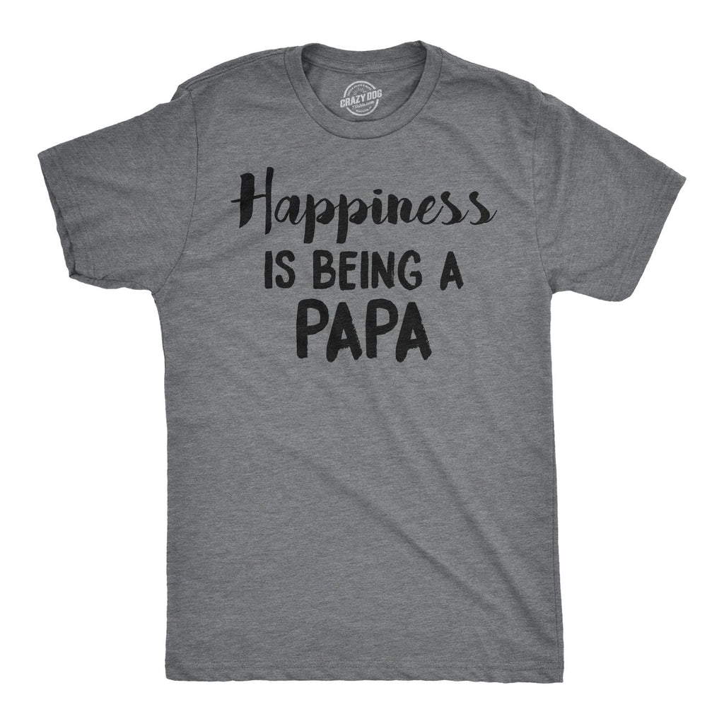 Happiness Is Being a Papa Men's T Shirt product image 1