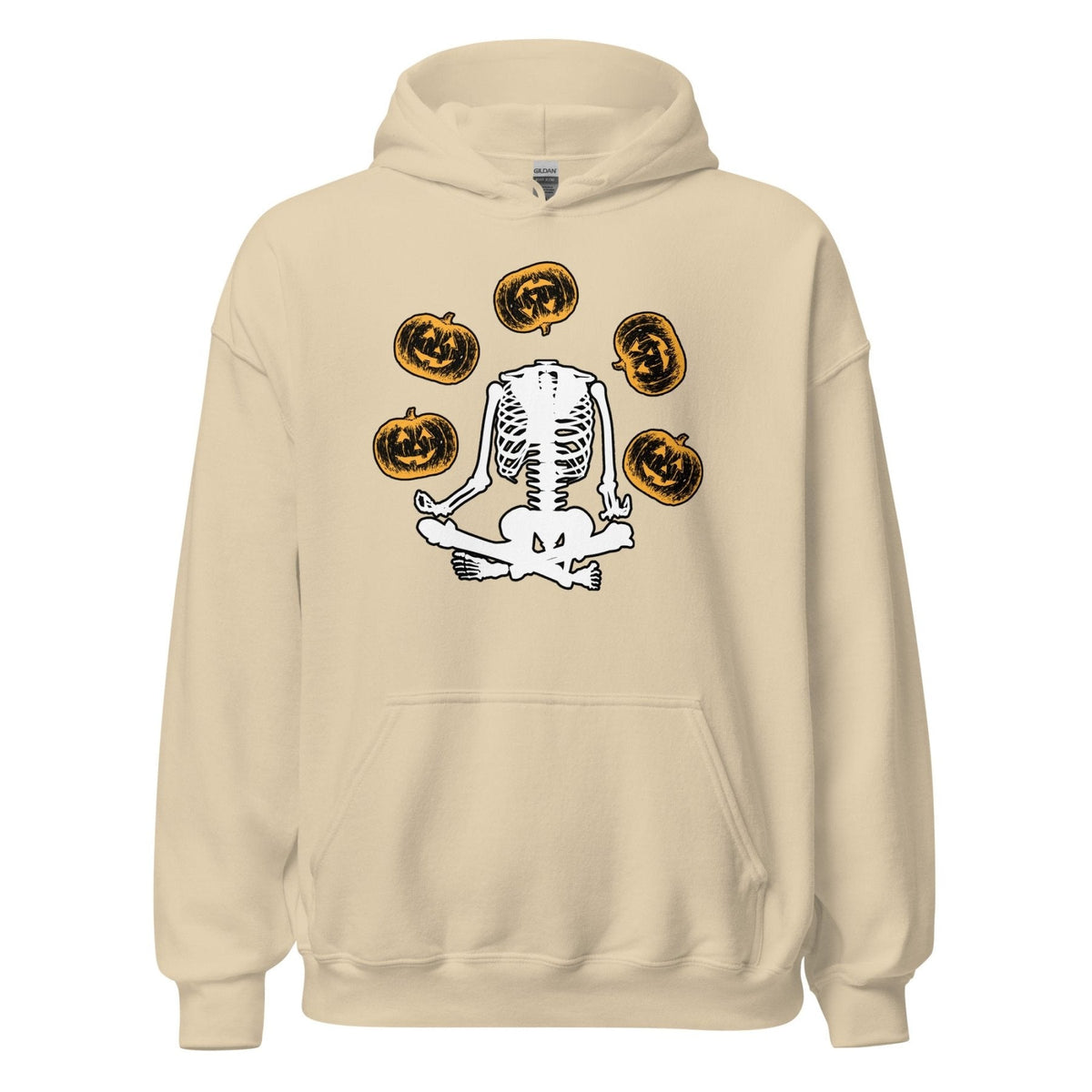Headless Skeleton Juggling Pumpkins Hoodie product image 6