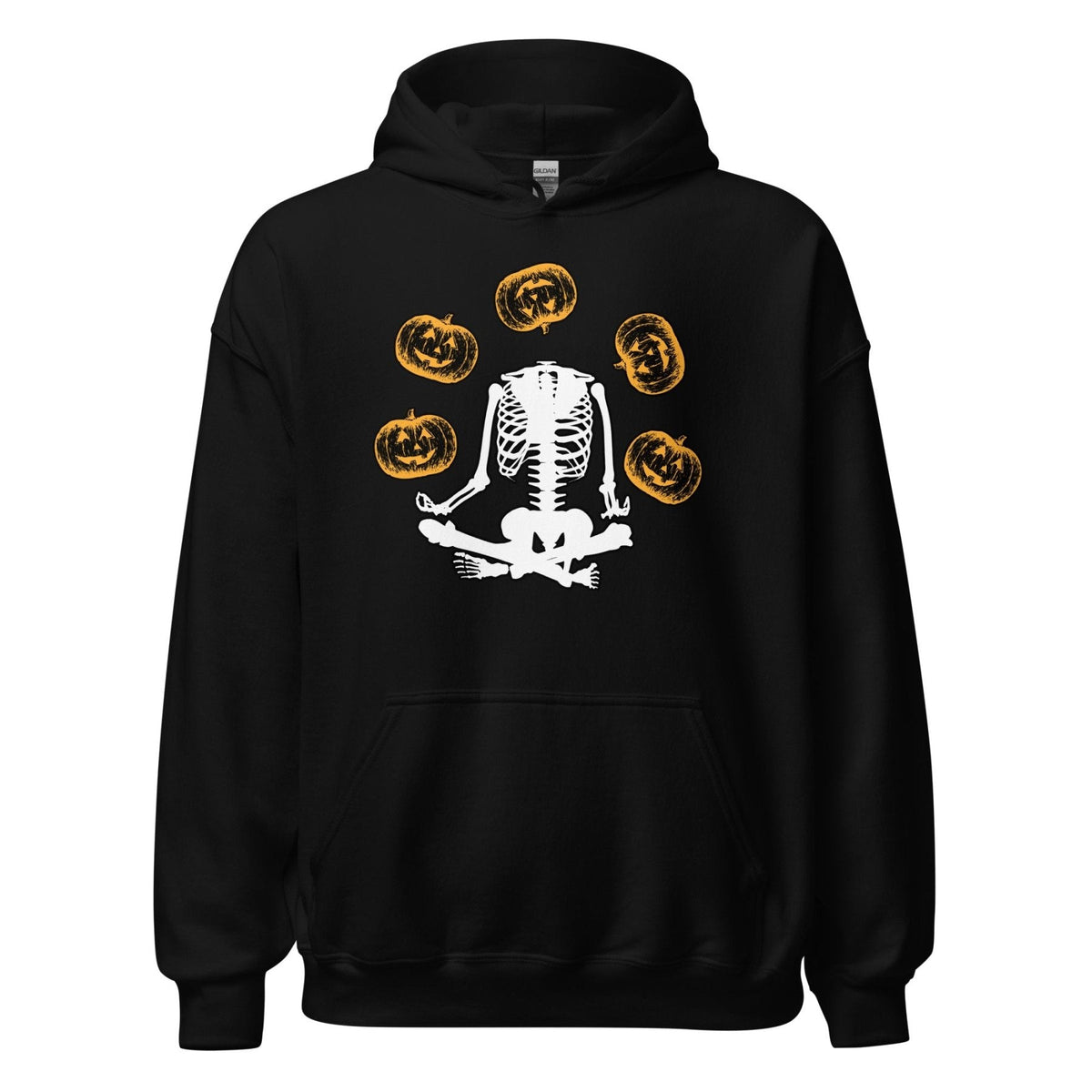 Headless Skeleton Juggling Pumpkins Hoodie product image 4