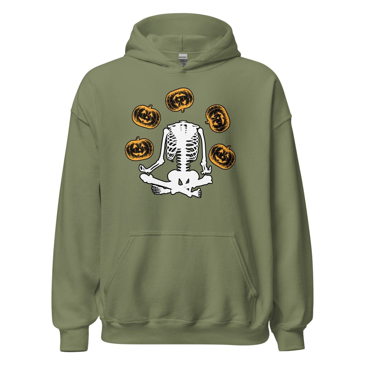 Headless Skeleton Juggling Pumpkins Hoodie product image 1