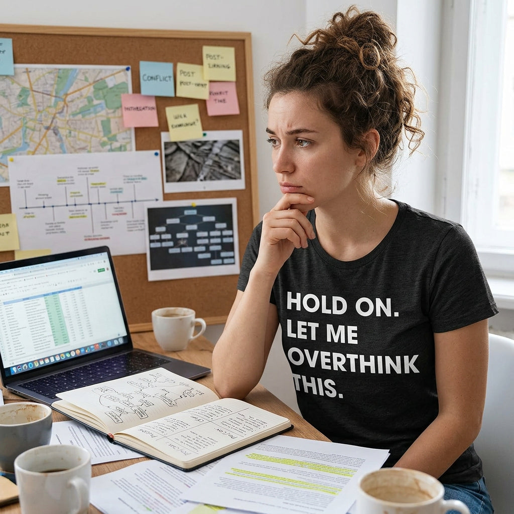 Hold On Let Me Overthink This Women's T Shirt product image 6