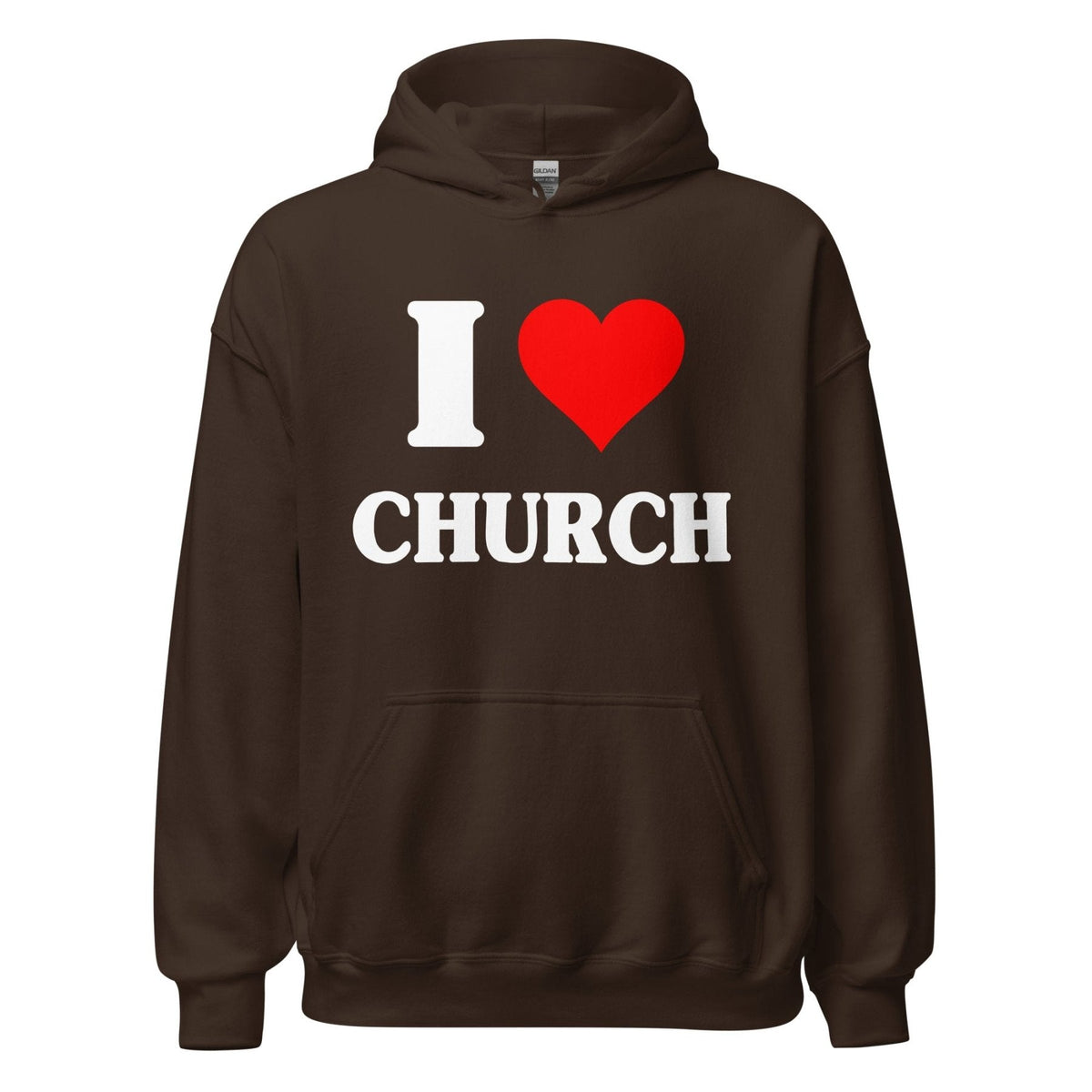 I Love Church Hoodie product image 6